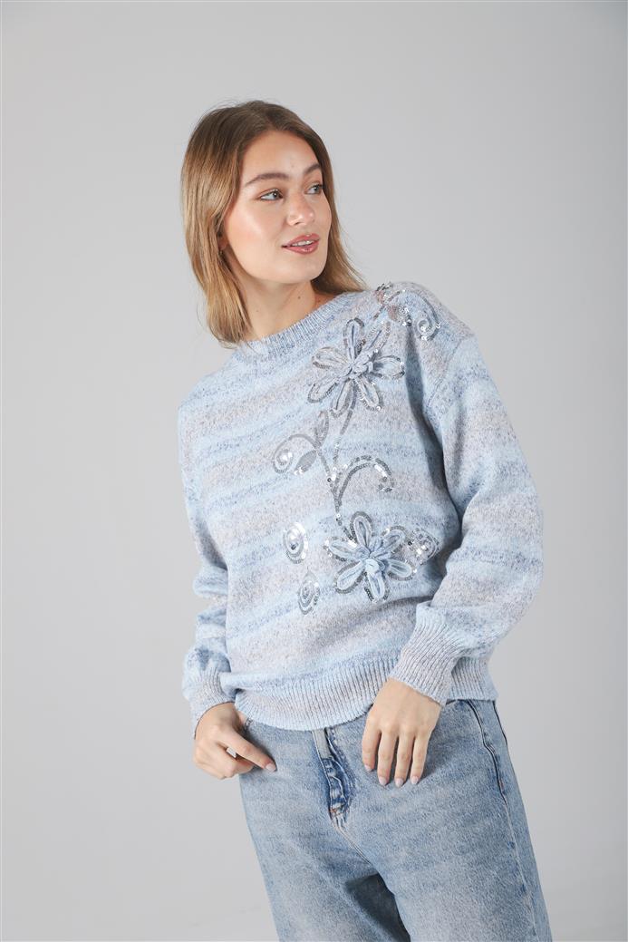 Sweater Viena Bordado con Lentejuelas